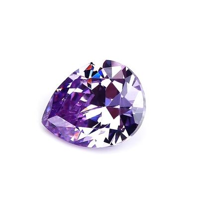 Champanhe Cor Zircon Pedra preciosa solta Pera Forma 10x8mm Circônia cúbica sintética Moissanite