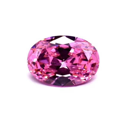 Moissanite brincos pedras preciosas Rosa Peridoto Granate Amarelo cz pedras Forma oval 12x10mm zircônio cúbico sintético para Anel
