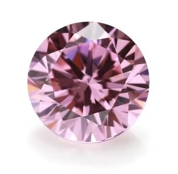 Granate de bola redonda Peridoto Cores cor-de-rosa CZ contas sintéticas de zircônio cúbico pedra preciosa solta Para brincos de diamante