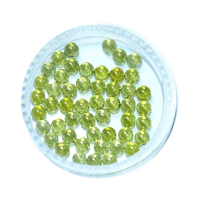 Granate de bola redonda Peridoto Cores cor-de-rosa CZ contas sintéticas de zircônio cúbico pedra preciosa solta Para brincos de diamante