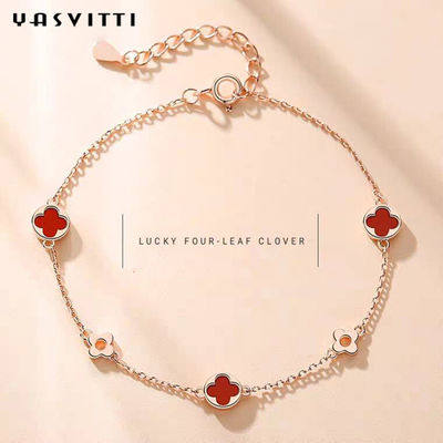 GV ajustável do bracelete da zircônia de 7.48in 0.09oz Sterling Silver Jewelry Bracelets Cubic