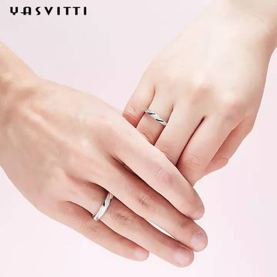 2.11g GV do anel de Sterling Silver Rings Silver Engraved do sólido do festival 19mm