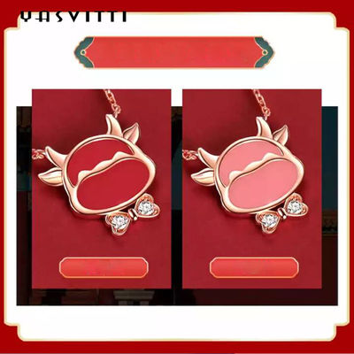 19.5cm ODM vermelho do bracelete da corda de Sterling Silver Jewelry Bracelets Heart CZ de 2,9 gramas