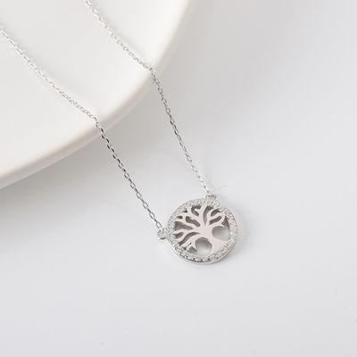 Vida da árvore Sterling Silver Jewelry Necklaces
