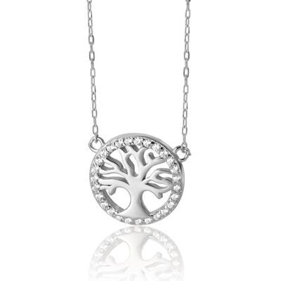 Vida da árvore Sterling Silver Jewelry Necklaces