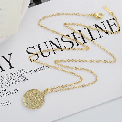 árvore de 14.4in 10g Chroker Sterling Silver Necklace X18 do pendente da vida
