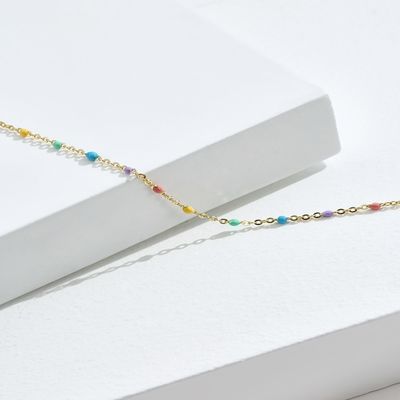 21.2cm bracelete S925 do zirconita de Sterling Silver Rainbow Bracelet Unisex de 0,8 gramas