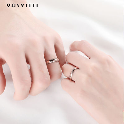 anel da estrela de tiro do aniversário de 2.6g 0.75in Sterling Silver Jewelry Rings 18k