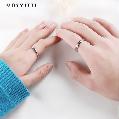 anel da estrela de tiro do aniversário de 2.6g 0.75in Sterling Silver Jewelry Rings 18k