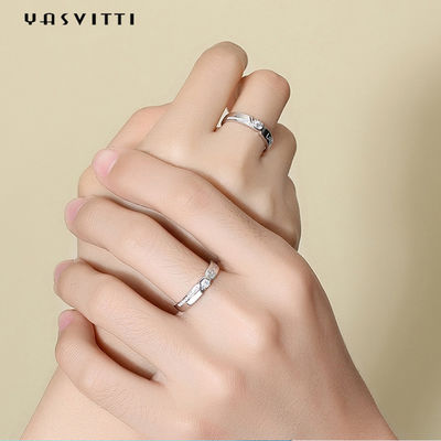 Aliança de casamento Hypoallergenic dos pares 1.9g de Diamond Ring 0.21cm do zircão