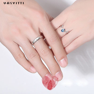 anel clássico do zircão de prata da noiva de 4.13mm 1.68g Sterling Silver Jewelry Rings S990