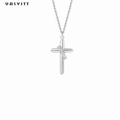 0.5M 1,92 gramas Sterling Silver Necklace Chains 24k níquel a colar transversal livre da corrente