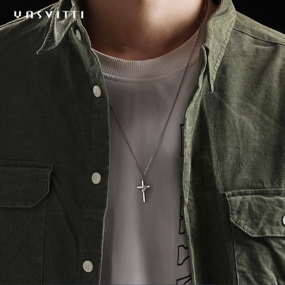 0.5M 1,92 gramas Sterling Silver Necklace Chains 24k níquel a colar transversal livre da corrente