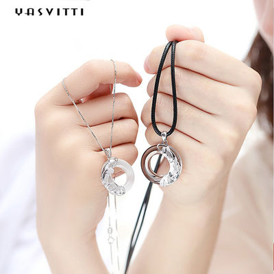 GV da corrente 1.62g Dragon Phoenix Necklace Fiancé 925 Sterling Silver Pendants de 22in