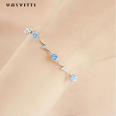GV ajustável do bracelete da pulseira de 0.14oz 0.2m Sterling Silver Jewelry Bracelets Fiancée