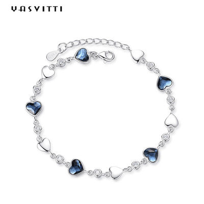 ODM do bracelete do encanto da prata do vintage de 0.19m 0.83in Sterling Silver Jewelry Bracelets