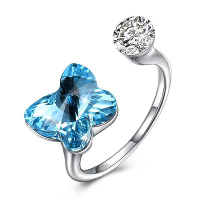 Borboleta Sterling Silver Jewelry Rings