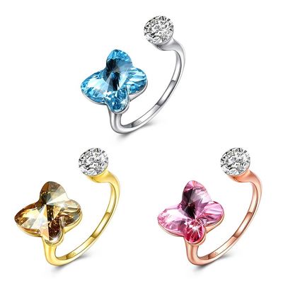 Borboleta Sterling Silver Jewelry Rings