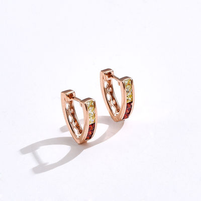 aro Sterling Silver Jewelry Earrings de 1.35cm