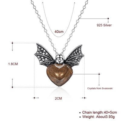 colar chapeada ouro do pendente da abelha de 1.48ft 3.93g Sterling Silver Jewelry Sets 14K
