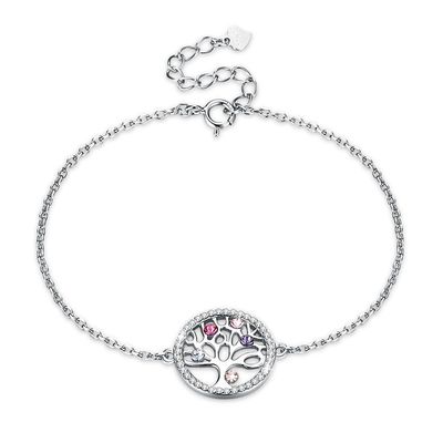 Árvore de vida Sterling Silver Jewelry Bracelets
