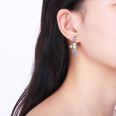 Brincos de Diamond Gift Sterling Silver Jewelry