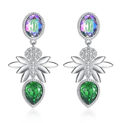 Brincos de Diamond Gift Sterling Silver Jewelry