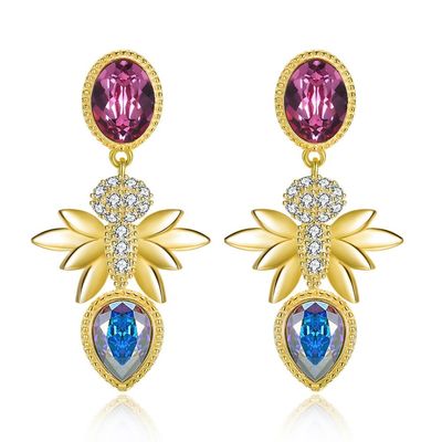 Brincos de Diamond Gift Sterling Silver Jewelry