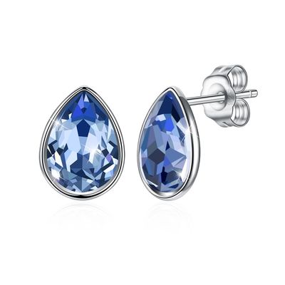 Rosa Sterling Silver Jewelry Earrings das mulheres