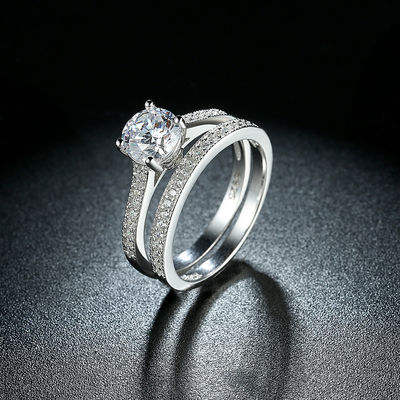 Diamond Moissanite Round Shape 1mm à cor EF de 15mm D GH IJ para para sempre a joia para o casamento
