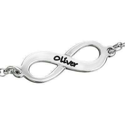 bracelete contínuo da infinidade triplicar-se do ouro 18k dos braceletes de prata feitos sob encomenda de 0.18oz 0.79cm