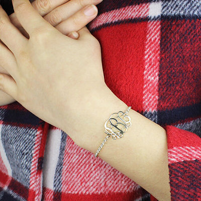oDM de prata do bracelete da placa de nome de 7.48in 0.42oz Sterling Silver Personalized Name Bracelets