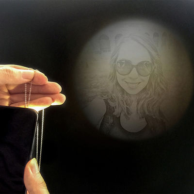 da amiga de prata feita sob encomenda das colares 0.17oz de 0.28in ODM Projective da colar da foto
