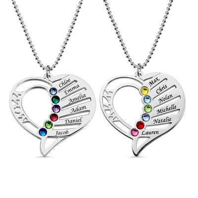 GV gravado colar personalizado 0.1in da colar do coração do amor do pendente da foto 7gram