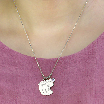 a colar do pé do dia de mães 0.18lb de 0.52x0.8in personalizou o ODM da colar da placa de identificação