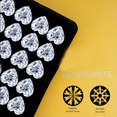 Grosso mossanite Pass Diamond Test GRA Stones D Color Round Shape Diamond Loose Moissanite Moissanite brinquedos de aro